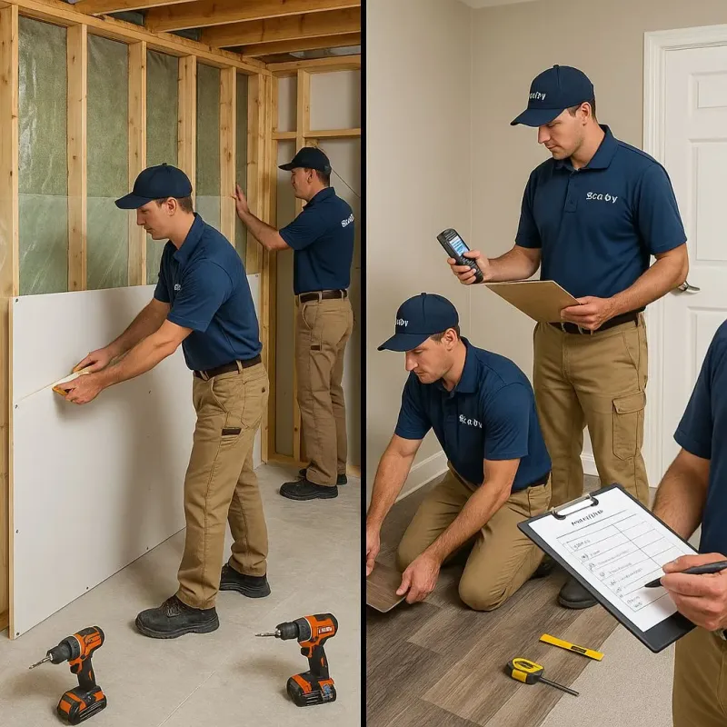 Repairs and Reconstruction process in Laplace, LA